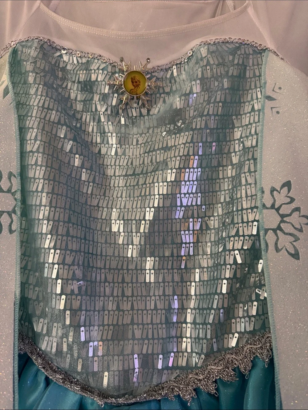 Disney Parks Authentic Elsa Costume Dress for Kids NWT